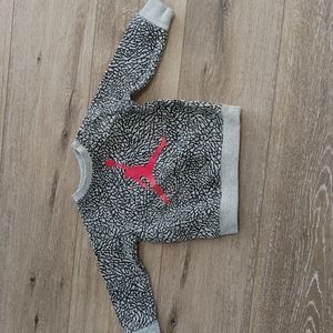 Jordan sweatshirt sz 12 months